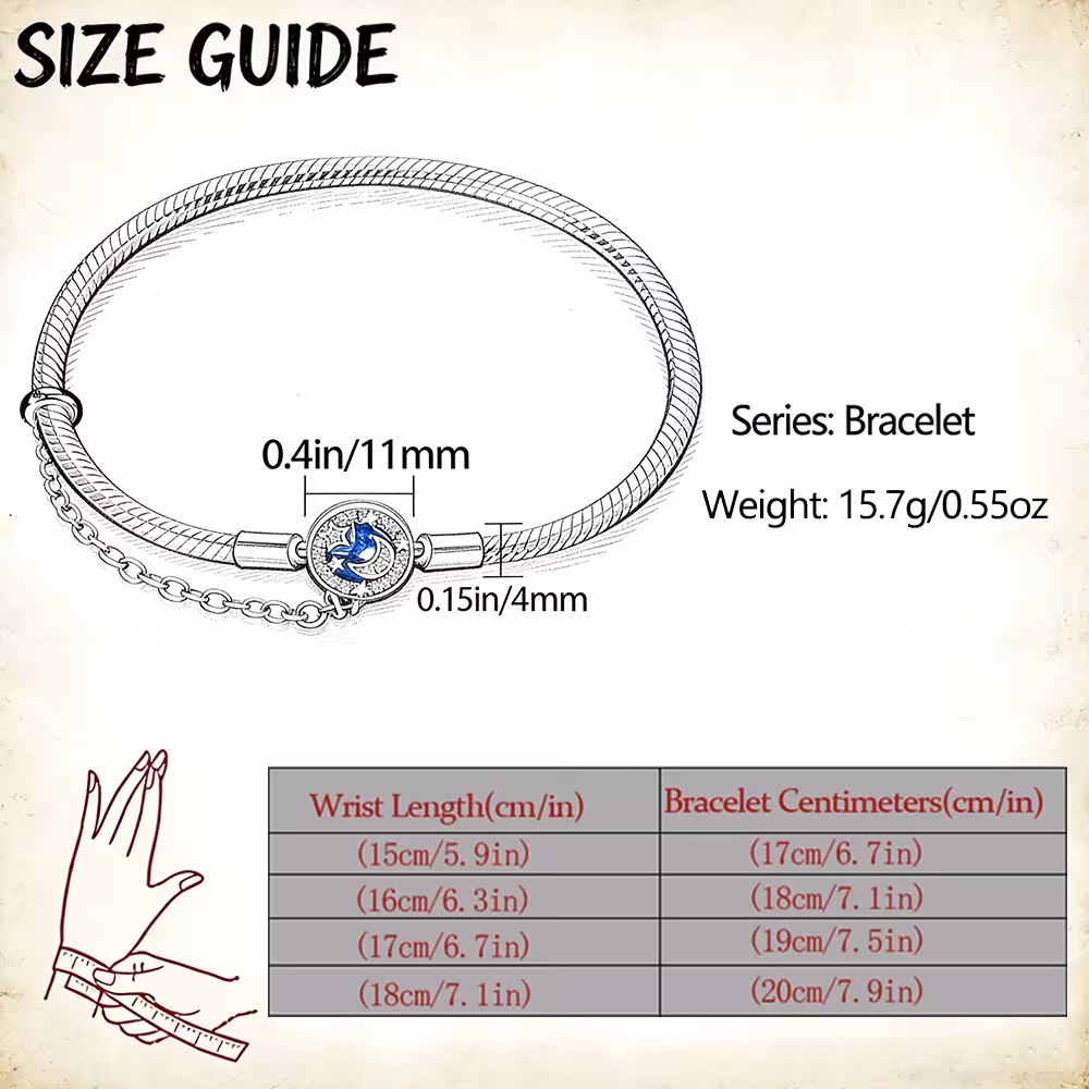 pulsera de plata de ley 925
