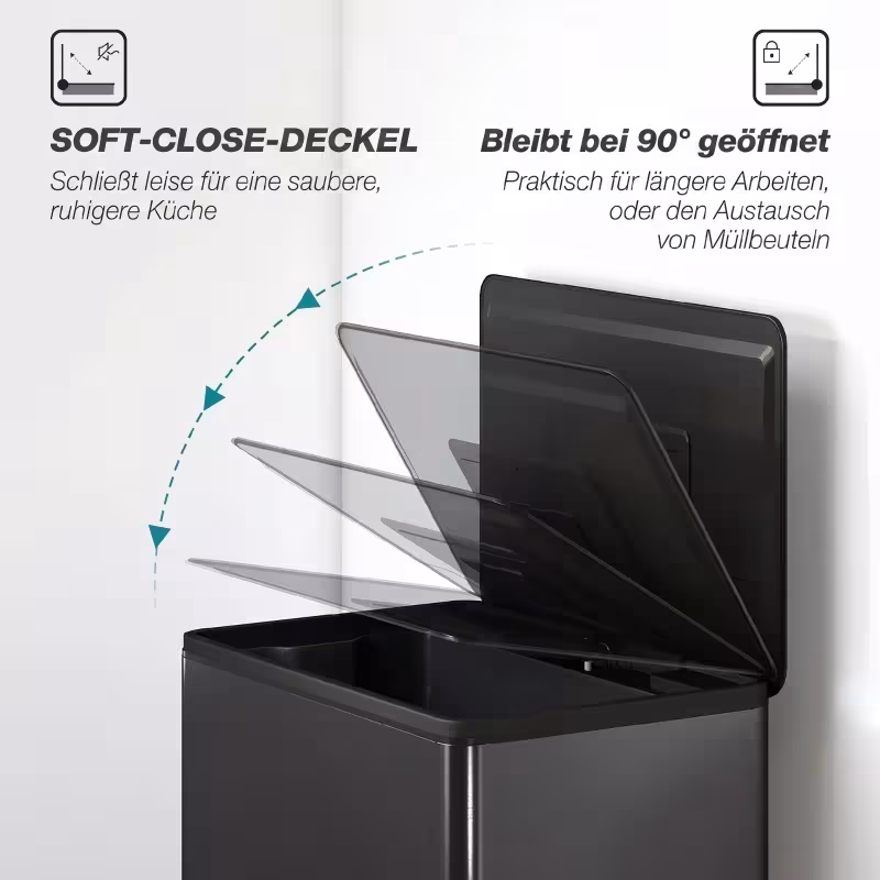 bin with pedal