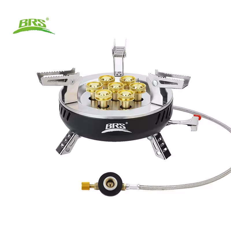 Réchaud pliant à gaz BRS-207/BRS-203 pour barbecues en extérieur et randonnées