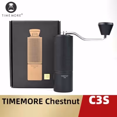 TIMEMORE Chestnut C3S / C3ESP Manual Coffee Grinder Upgrade All-metal Body & Anti-slip Design Portable Grinder S2C Burr Inside 1