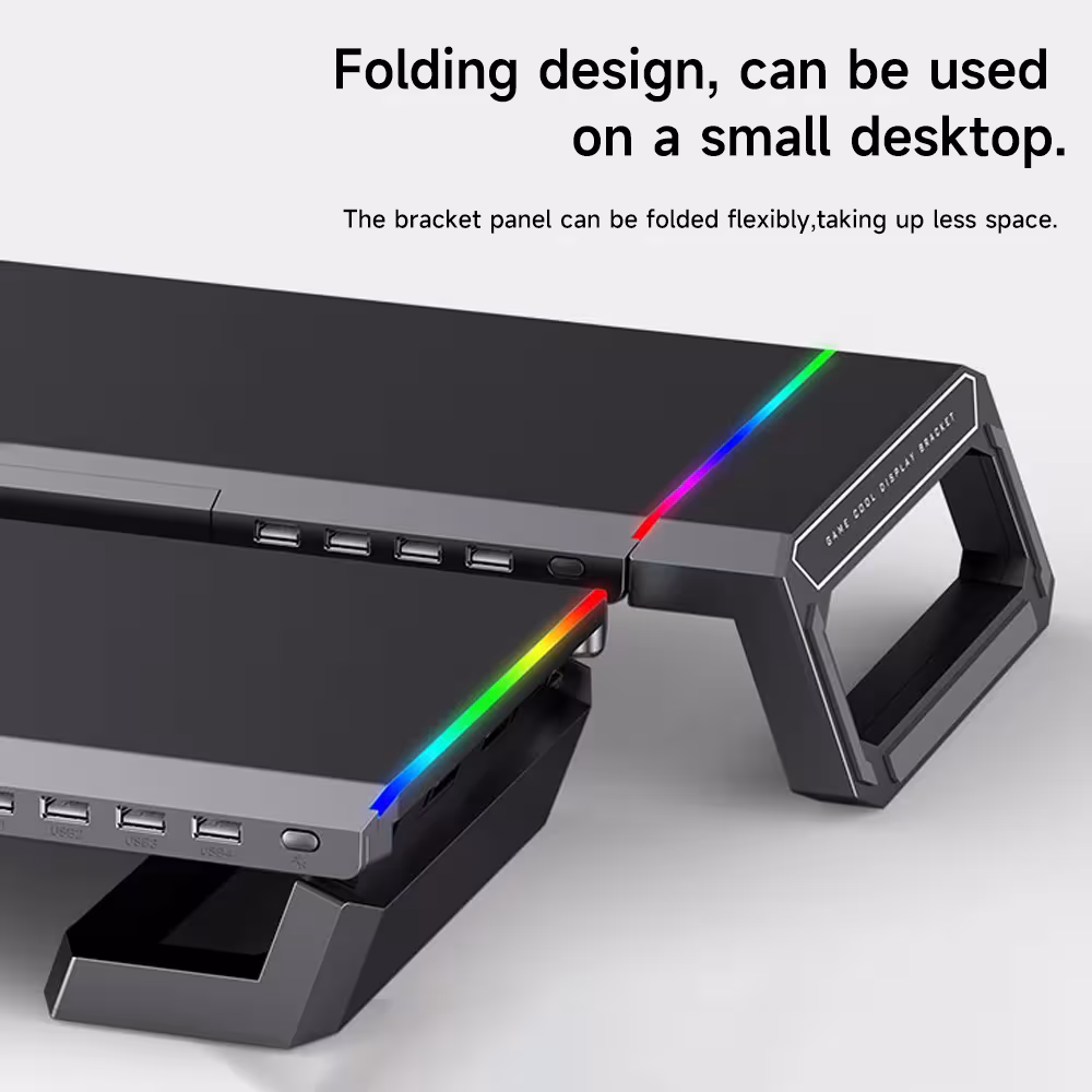 soporte para monitor con cajón