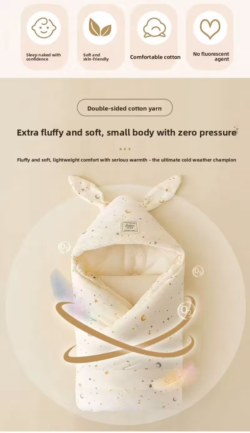 Newborn swaddling blanket