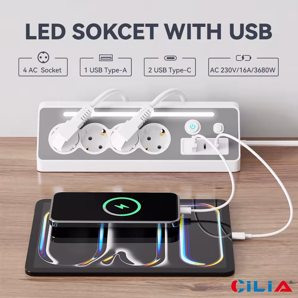 ciabatta con prese USB