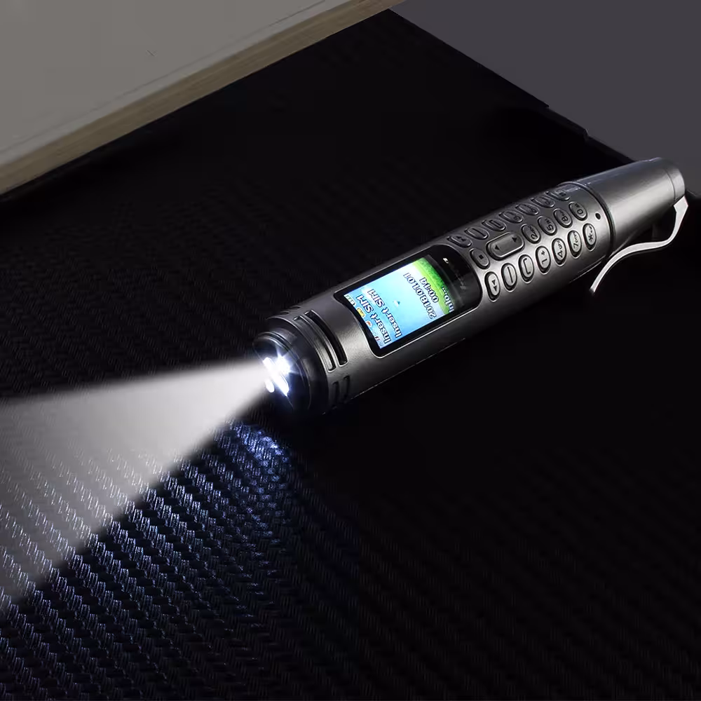 Mini phone in the shape of a pen