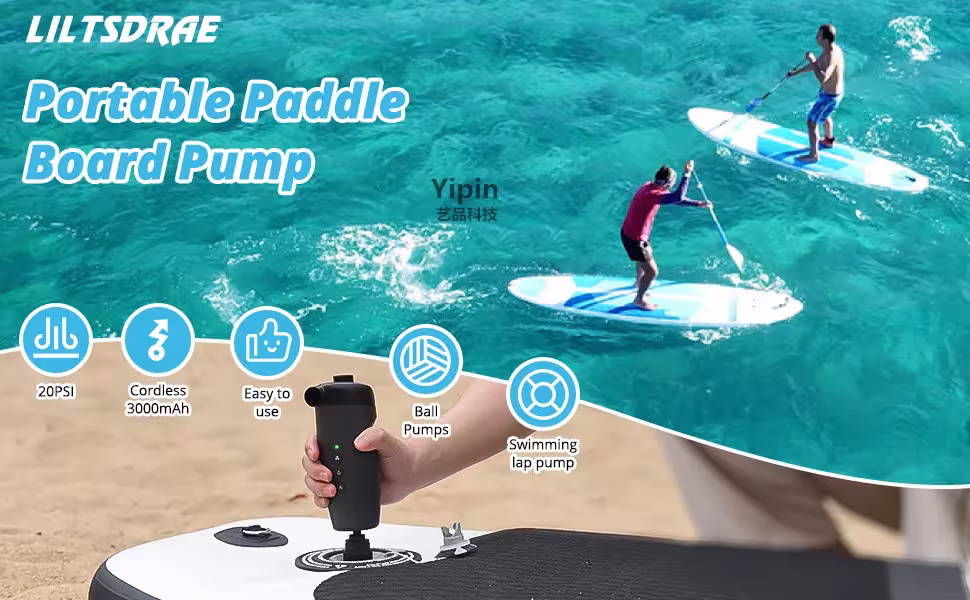 bomba de aire inalámbrica para tablas de paddle surf