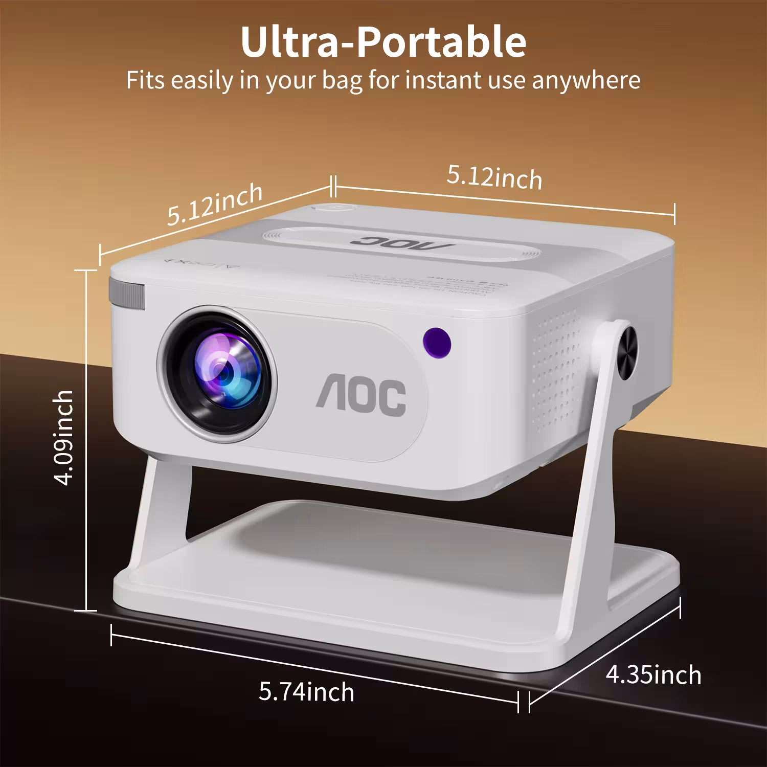 Mini projecteur portable AOC HA109-PRO