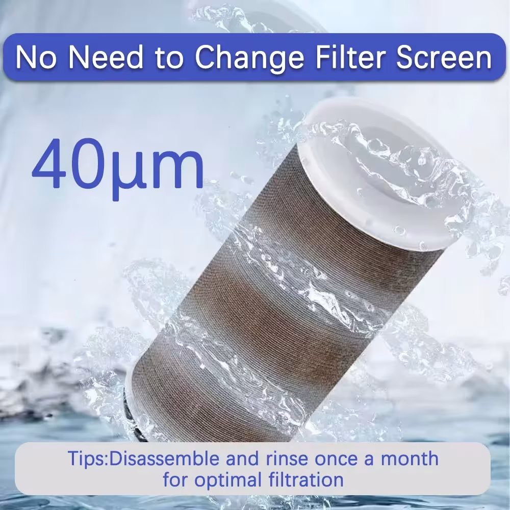 filtro de agua para grifo de jardín