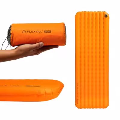 FLEXTAIL TINY SLEEPING PAD R05 – 196cm Insulated Sleeping Pad, R 5.6 Inflatable Air Mat, 4 Seasons Outdoor Camping Air Mattress 1