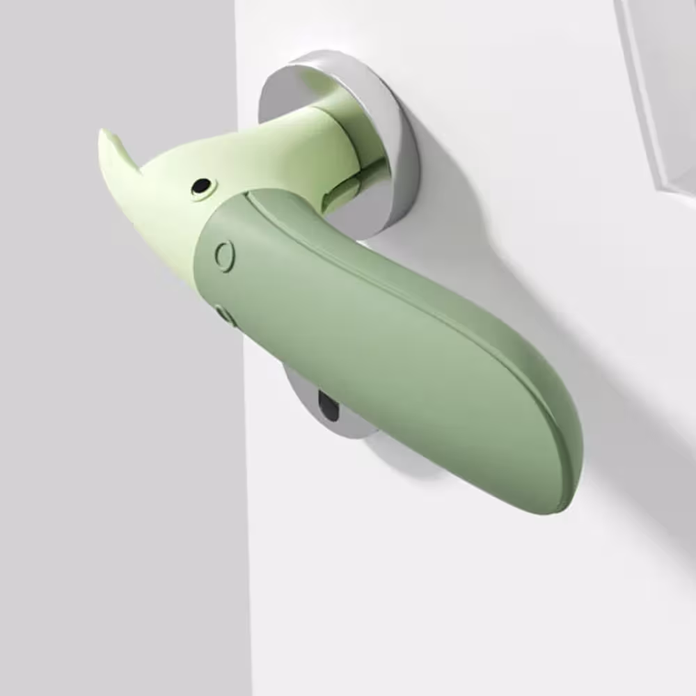 protezione in silicone per maniglie delle porte per bambini