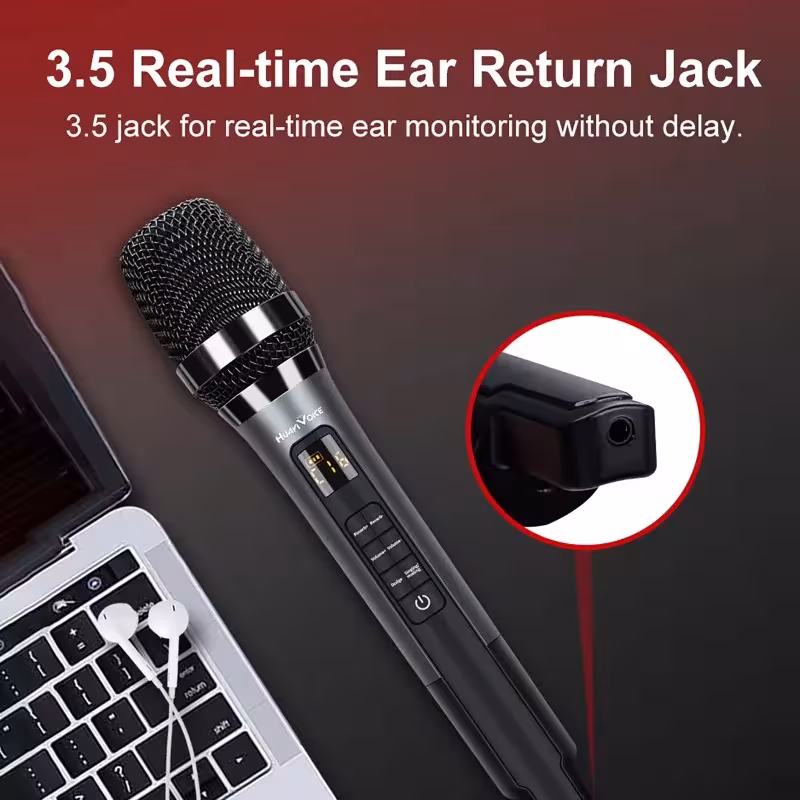 microfono portatile con scheda audio