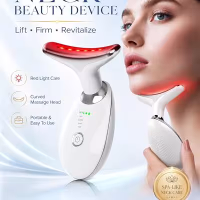 Multifunctioanal Facial Lifting Device Face Neck Massager Skin Tighten Device Led Photon Therapy Anti Wrinkle Double Chin Remove 1