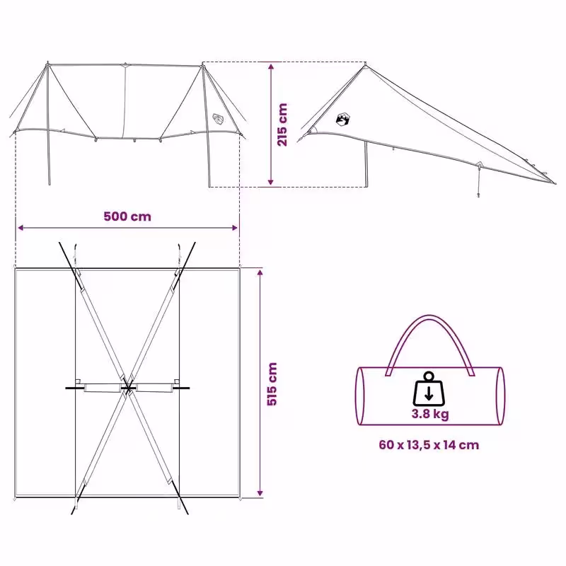 tenda da campeggio per auto
