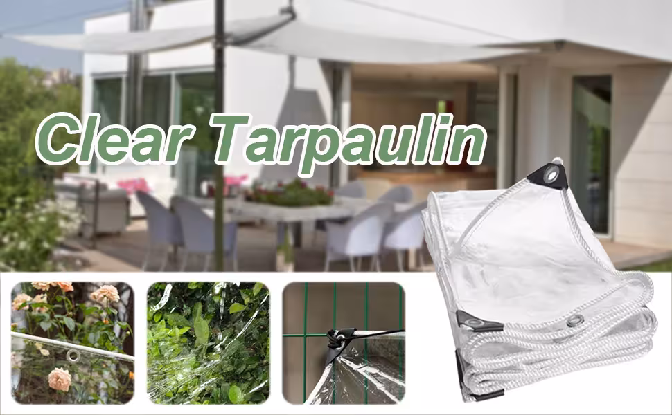 waterproof transparent awning cover