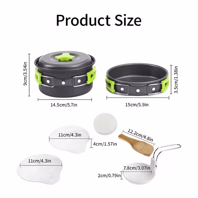 kit de cocina para camping