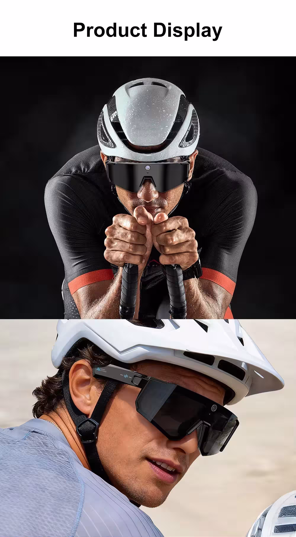 Smart glasses with a camera