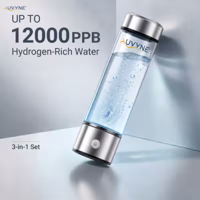 12000PPB SPE PEM Hydrogen Water Generator Bottle Portable Rechargeable Alkaline Ionizer Cup Health Drinkware for Home Travel 1