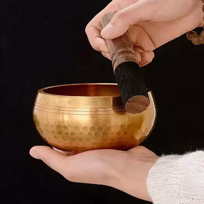 Tibetan singing bowl for meditation