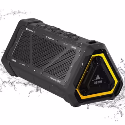 MLOVE P3 Outdoor Bluetooth Speaker, 40W Output Power Bluetooth 5.3 Speaker ,Stereo Sound IPX7 Waterproof,Micro SD Card,RGB Light 1