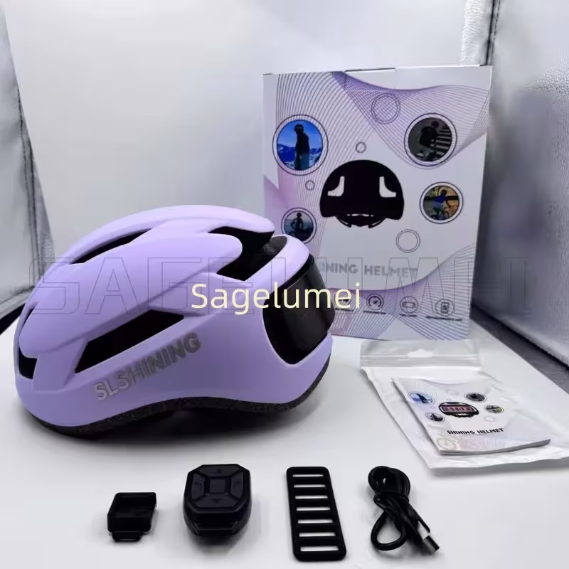 casco de bicicleta con pantalla LED