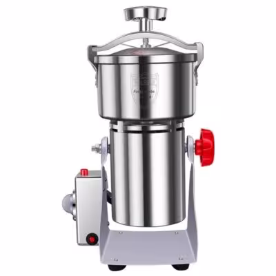 Electric Grain Grinder 304 Stainless Steel 6 Blade 30S Fast Powder Pulverizer Machine For Spices Herbs Grains Coffee Beans Dry F 1