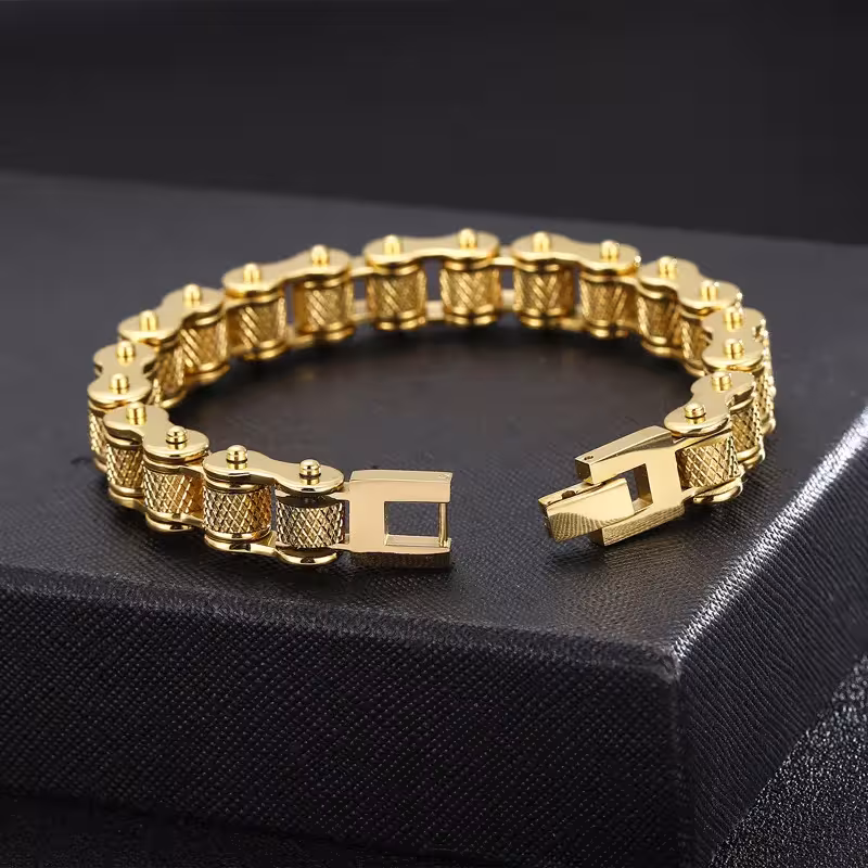 motorcycle chain bracelet