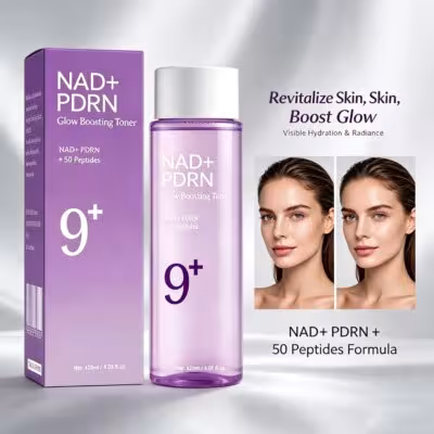 NAD+PDRN Skaistinantis Tonizuojantis Veido Toneris, Drėkinantis, Stangrinantis, Elastingumui, 120ML