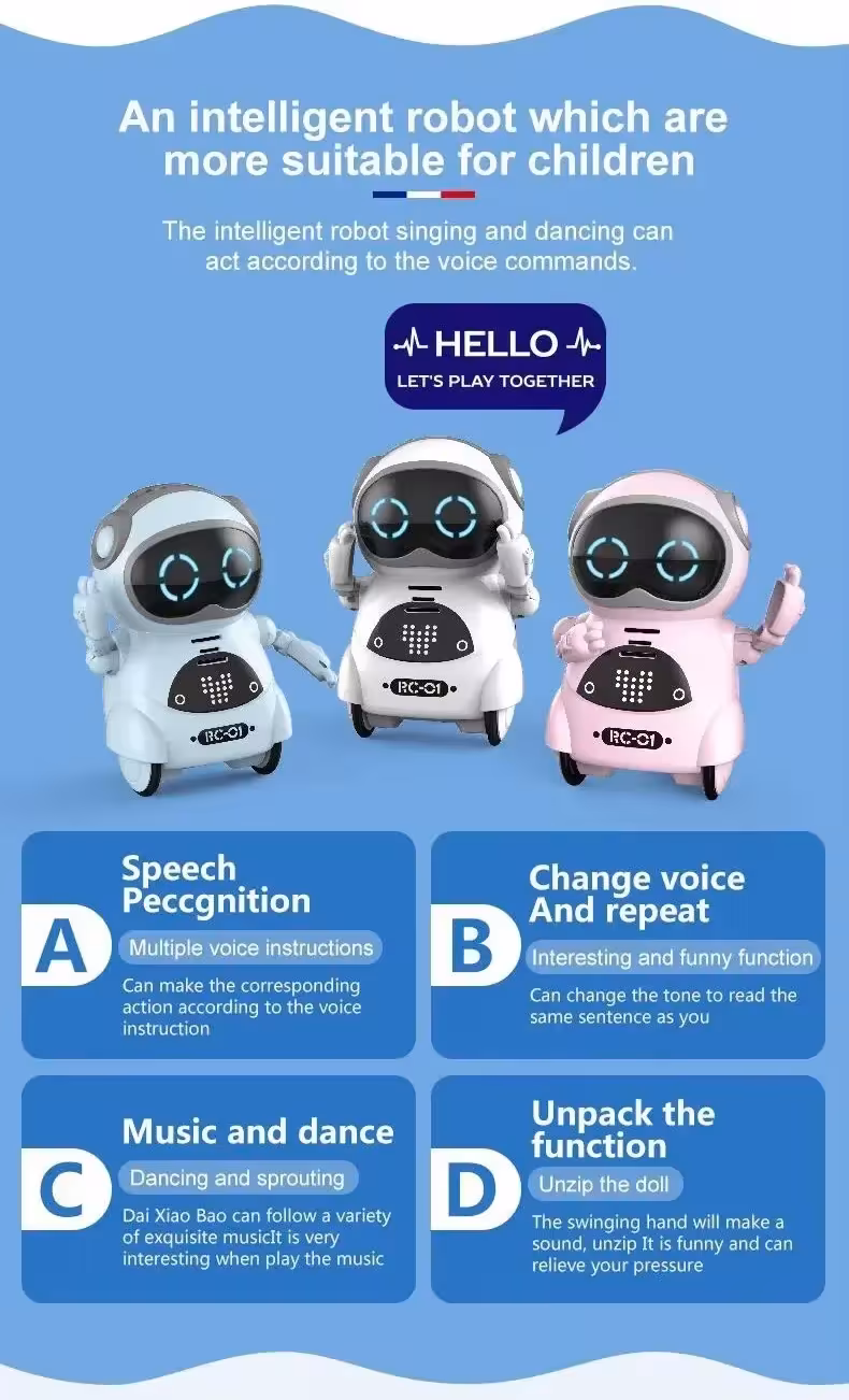 robot interactif pour enfants