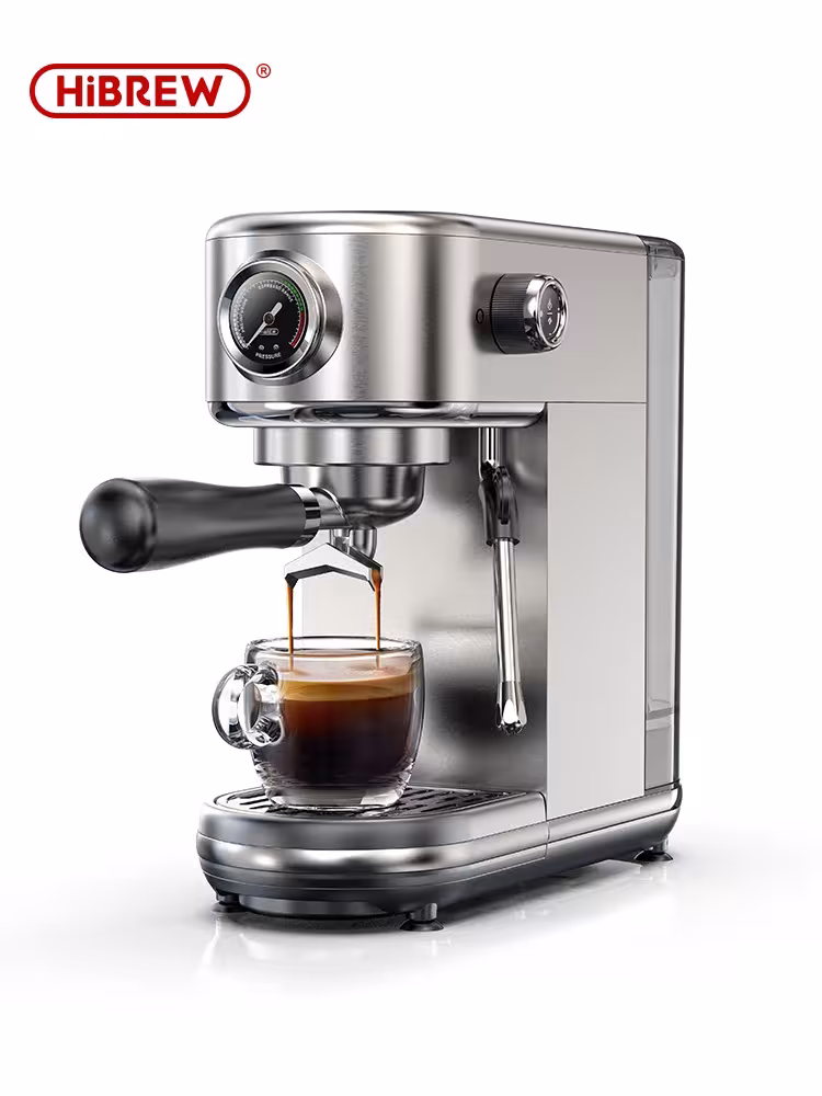 HiBREW H10B 20 barų pusiau automatinis espreso kavos aparatas šaltai ir karštai kavai