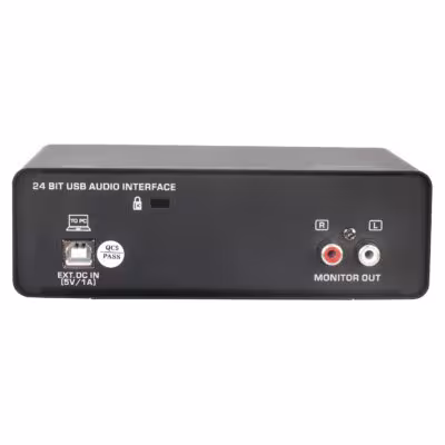 FREEBOSS UC26 audio interface for guitar, 3-channel audio interface with 48V, ASIO4ALL