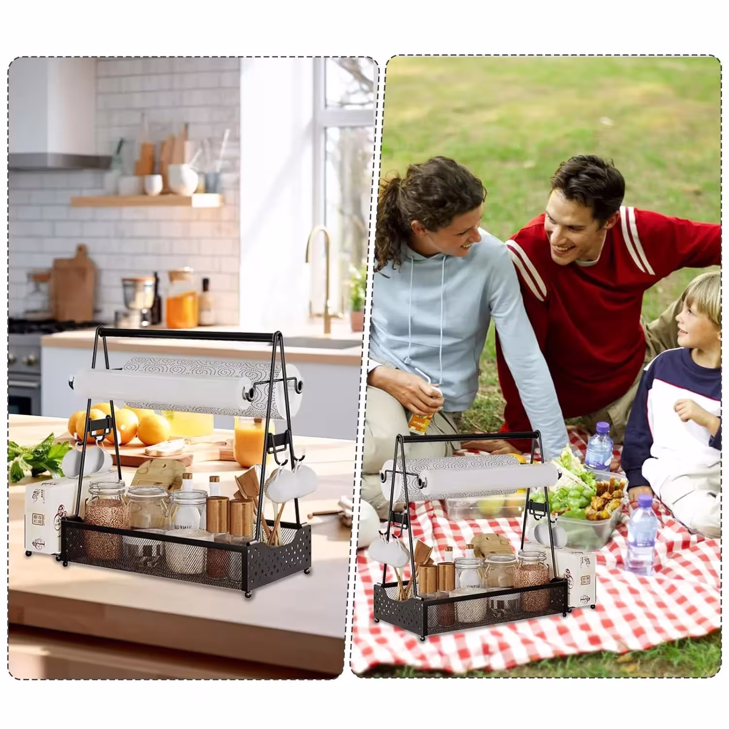 organizador para accesorios de barbacoa