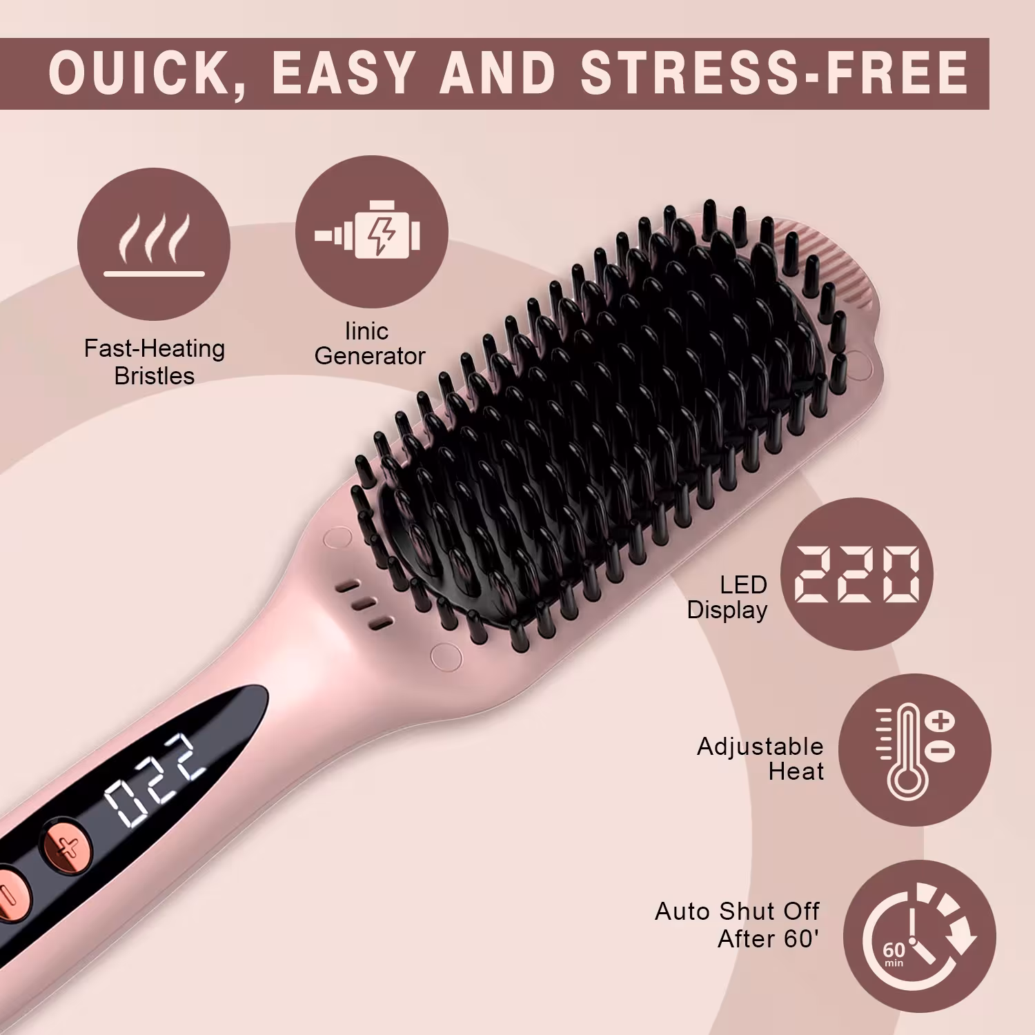 Brosse lissante ionique