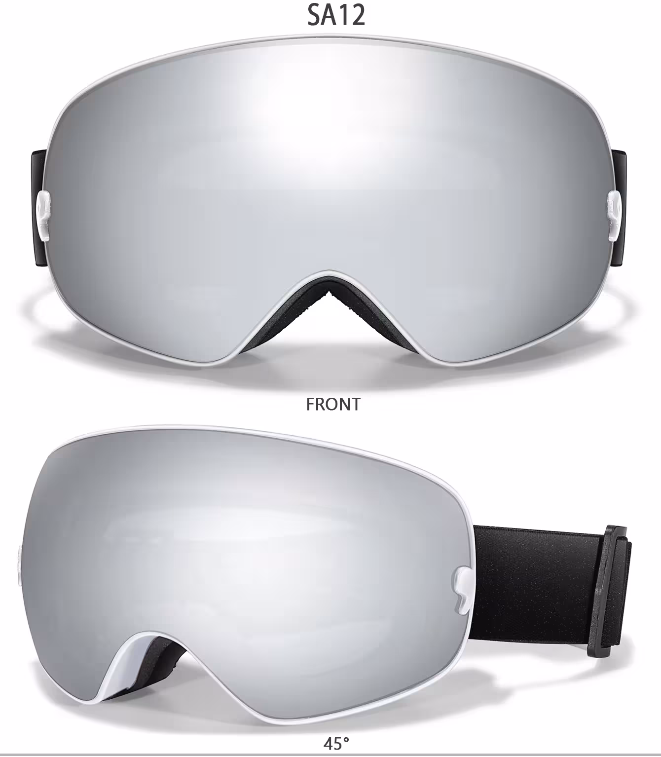 slidinėjimo akiniai su UV400 apsauga