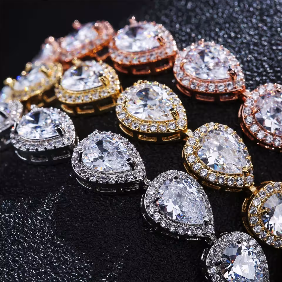 bracciale con zirconi per donna