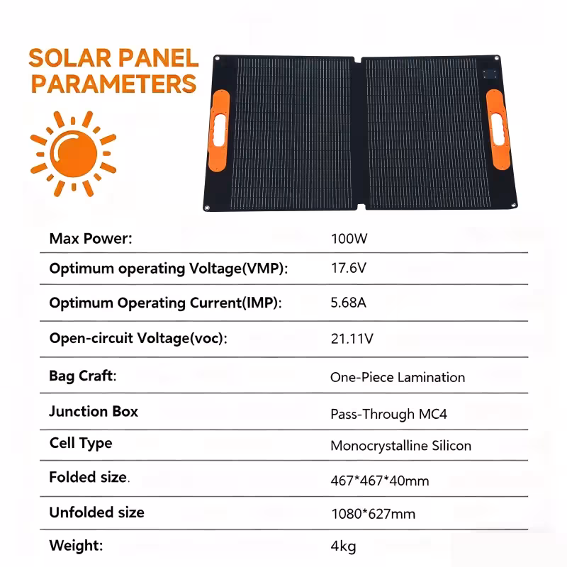 foldable solar panel 200W