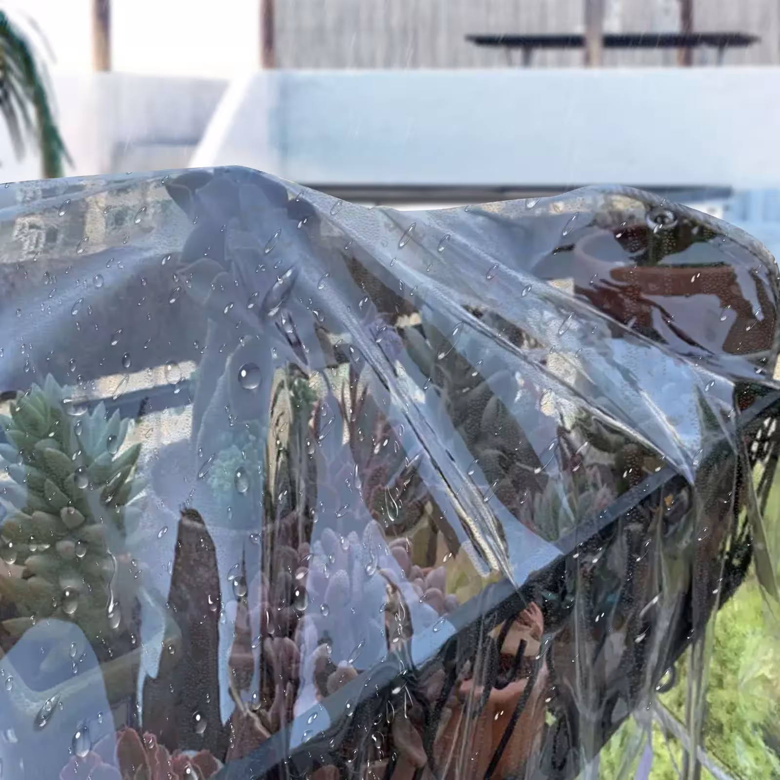 waterproof transparent awning cover