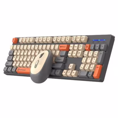 Shipadoo Gaming Wireless Keyboard and Mouse Combo Set,Computer Wireless Laptop Desktop Office PC Accessories Free Wireless Mouse 1