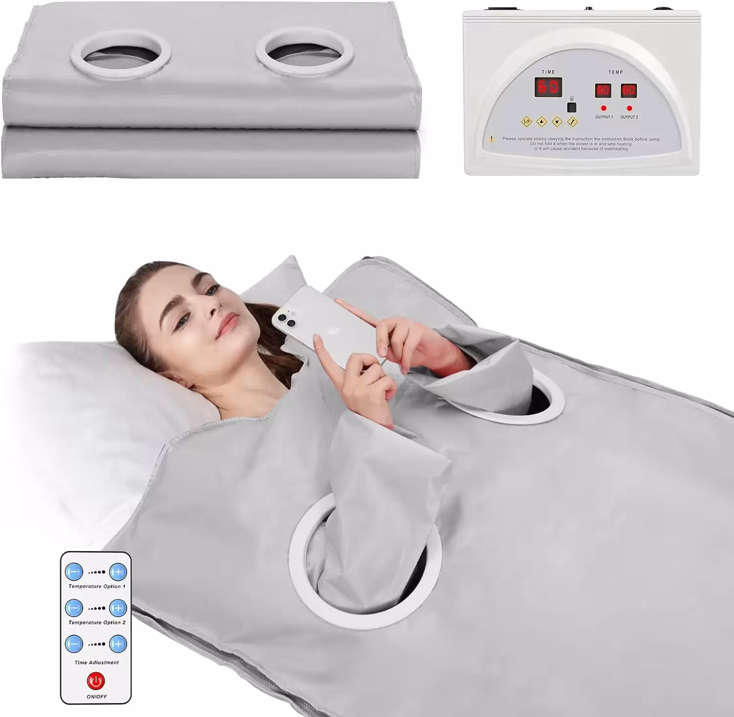 couverture de sauna infrarouge