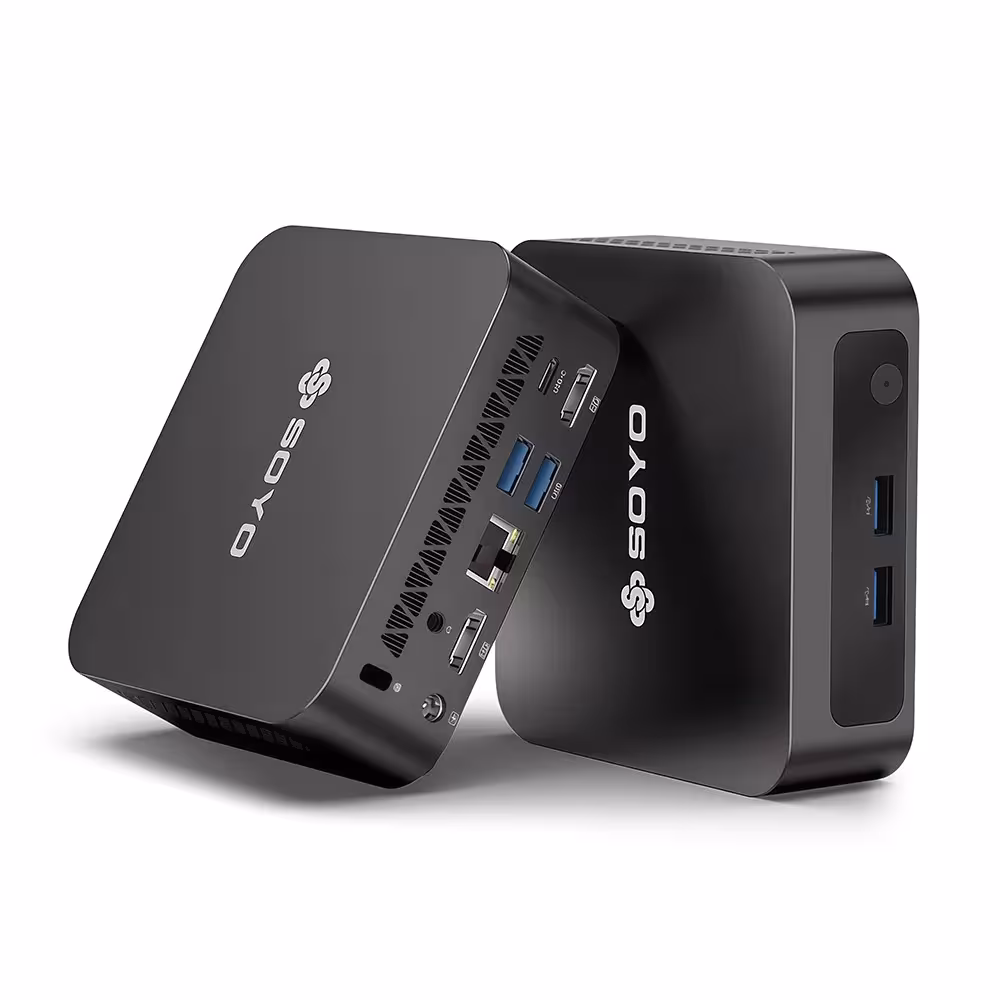 SOYO Y5 Mini PC Intel I3-4030U 8GB RAM 128GB SSD Windows 10 PRO computer