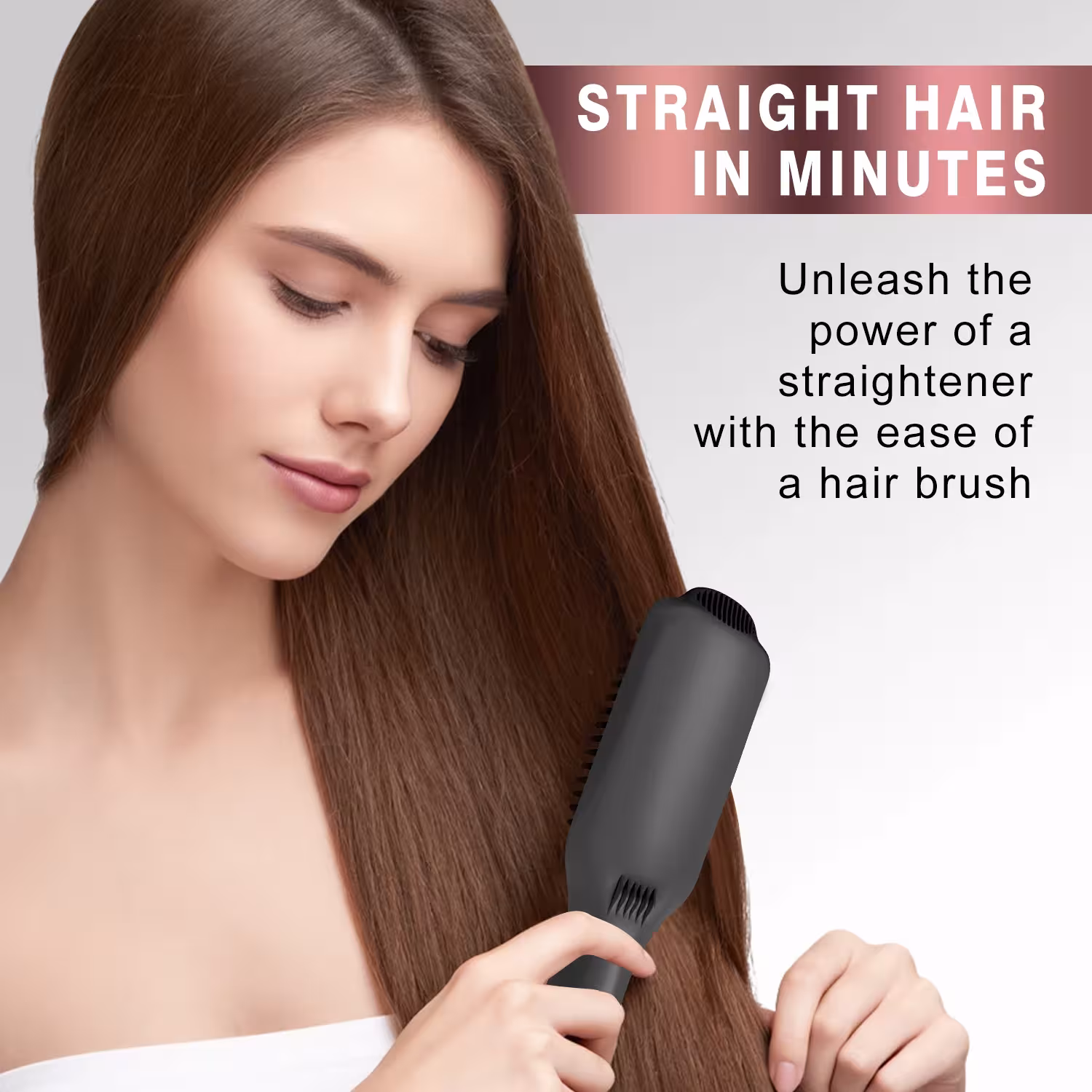 ionic hair straightening brush
