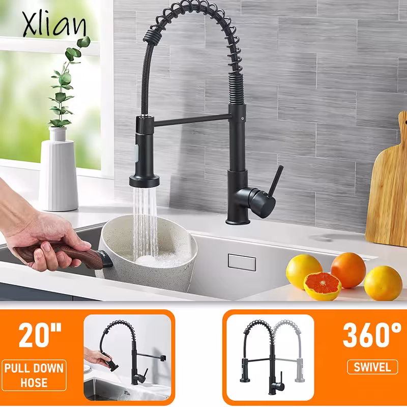 robinet de cuisine extractible