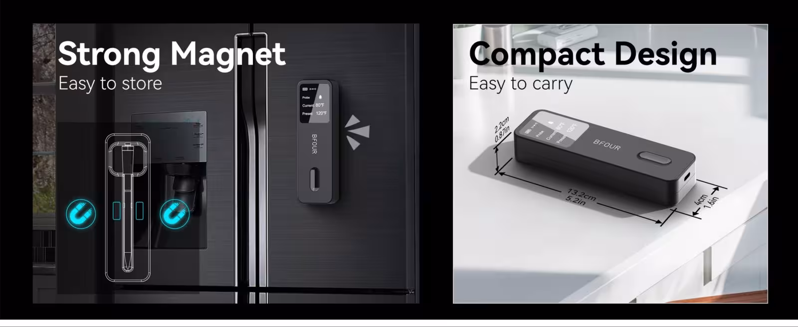 thermomètre de cuisson sans fil avec Bluetooth