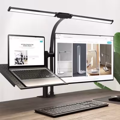 Double Single Head Led Clip Desk Lamp Dimmable Computer Table Lamps Monitor Light Architect Table Lamp for Office Reading Lights 1