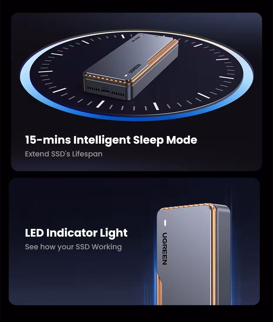 M.2 NVMe SSD enclosure