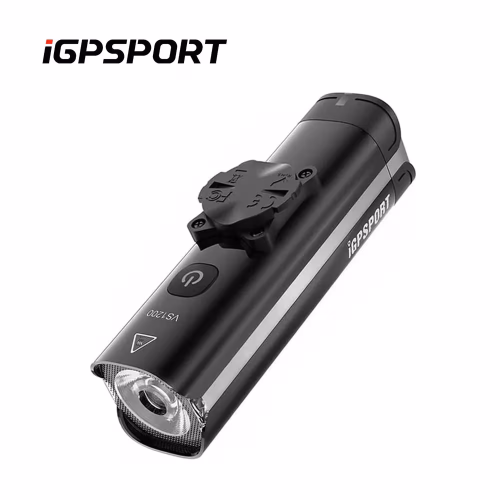 Faro anteriore intelligente iGPSPORT VS1200 per mountain bike e bici da strada, luminosità di 1200 lumen