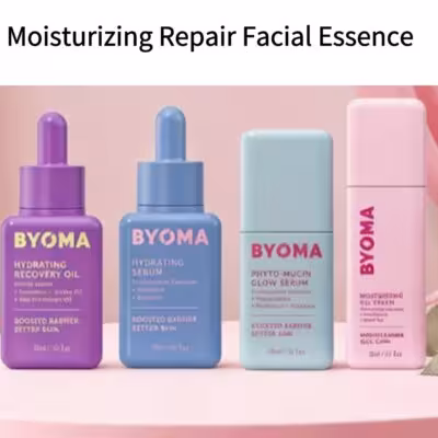 Hydrating and restorative facial serum with plant oils, pore-minimizing, 30 ml
