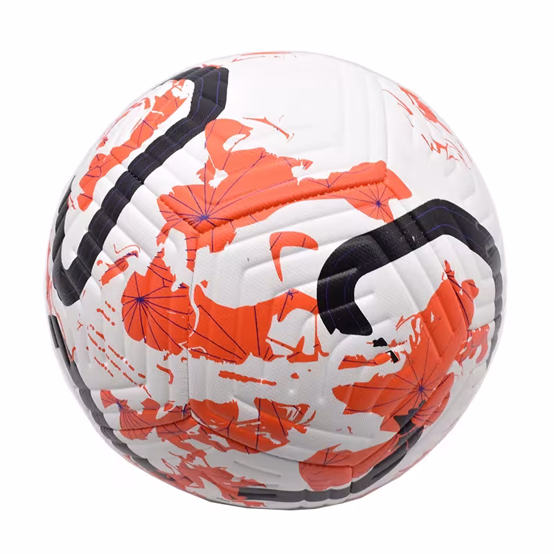 Balón de fútbol, tamaño estándar 5, cosido a máquina, material PU, para entrenamientos y competiciones
