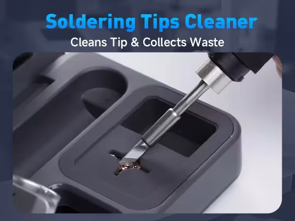 Adjustable temperature soldering iron