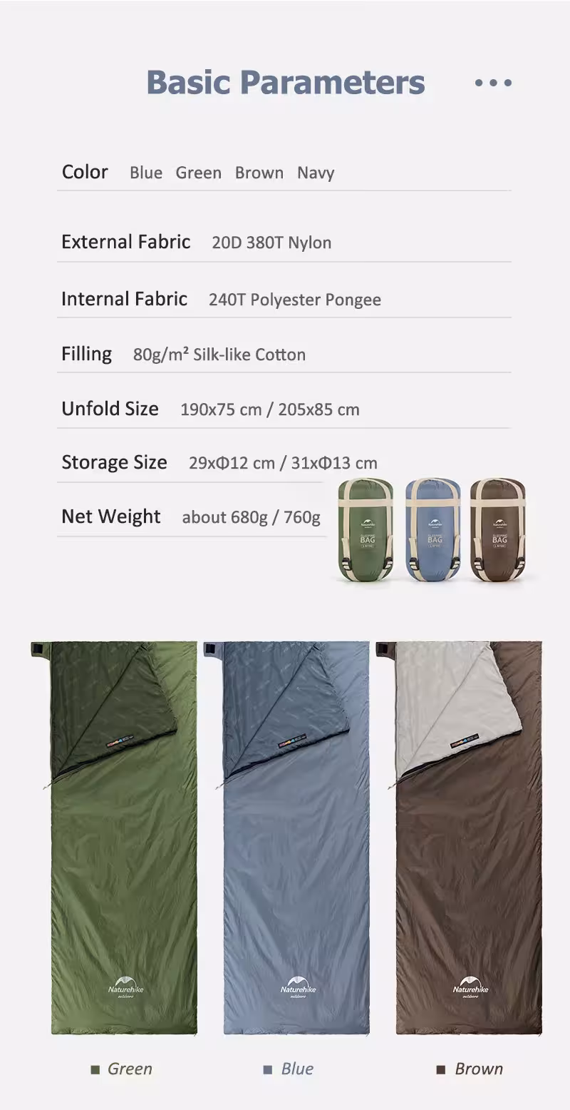 sac de couchage ultra léger