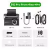 frontal, trasero y hardware