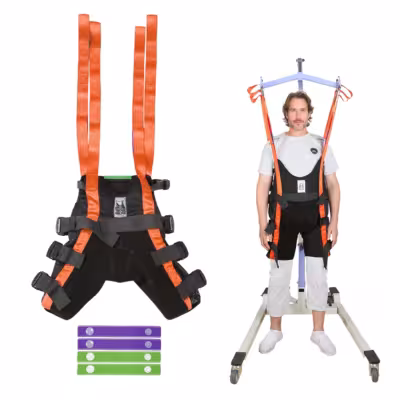 Ehucon Professional Walking Assist Lift Sling，Rehabilitation Training Sling with Stretchable Fabric for Elderly SWL 500LBS 1